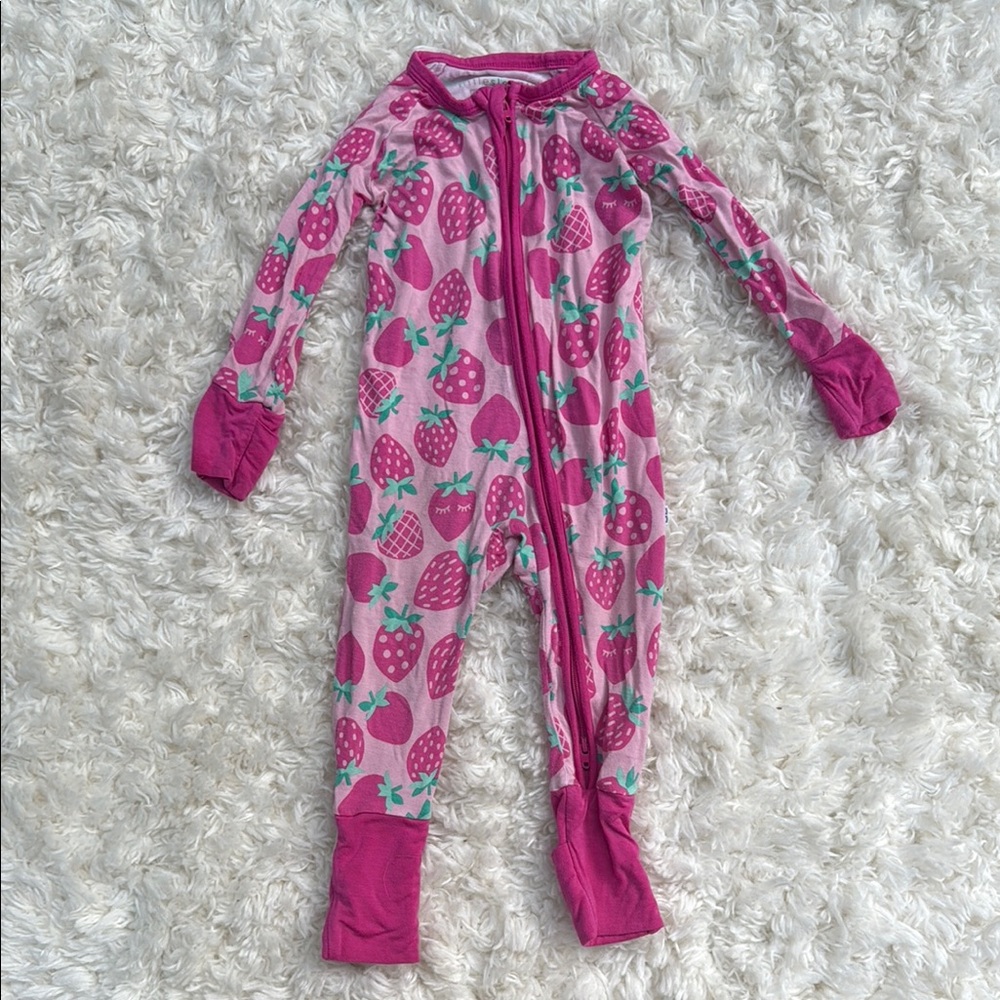 Little Sleepies Strawberry Zippy 3-6 months